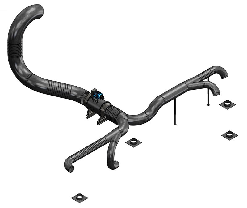 system heat extraction full assembly